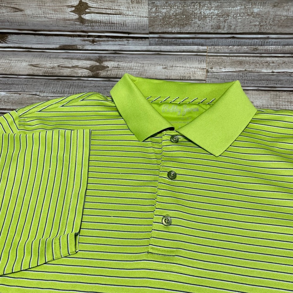 Bobby Jones X H2O‎ Golf Polo Green Stripes Men's Size Large